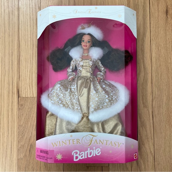 NWT BARBIE Vintage Special Edition Winter Fantasy Barbie Brunette 
#15530 - Picture 1 of 7